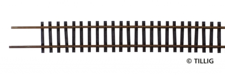 Tillig 83495 - TT Holzschwellenflexgleis, brüniert, 664 mm
